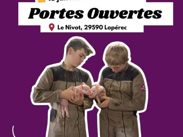 Portes Ouvertes Ecole Le Nivot à Lopérec.