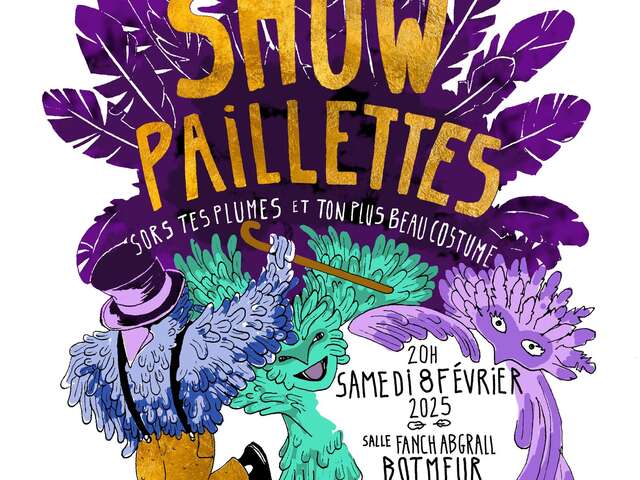 Show Paillettes à Botmeur.