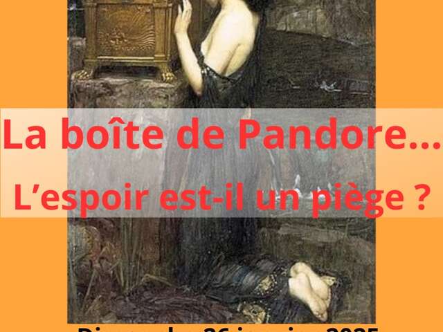 Café-Conférence "La Boîte de Pandore...L'espoir est-il un piège ? par Yann Serre au Bistot Kalon Breizh à Huelgoat.