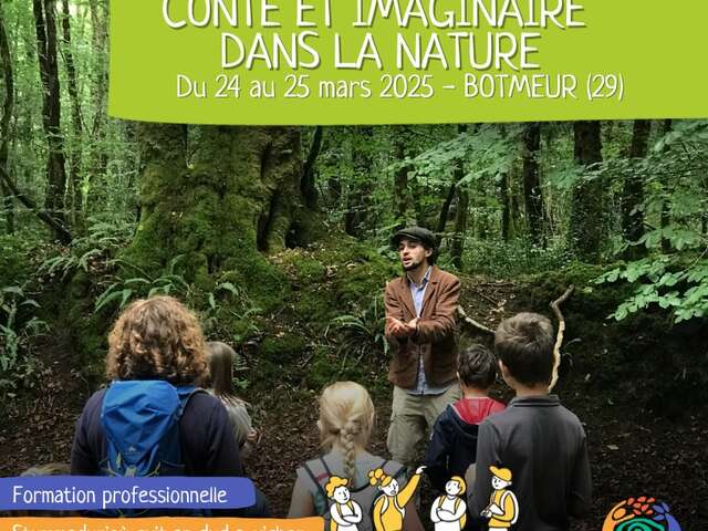 Conte et imaginaire dans la nature à Botmeur.