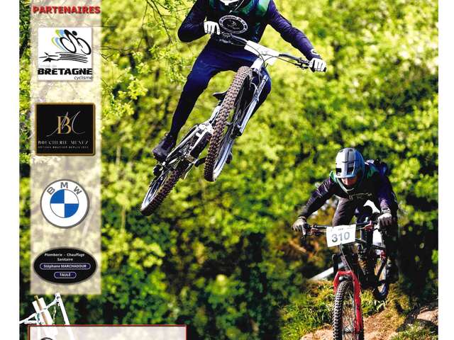 Championnat de Bretagne 2025 "VTT de descente" à Berrien.