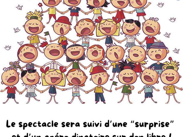 Spectacle des Enfants à Huelgoat.