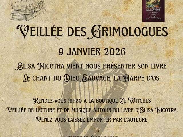 Veillée des Grimologues à Ze Witches à Huelgoat.