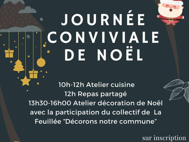 Journée Conviviale de Noël à la salle Asphodèle à  Berrien.