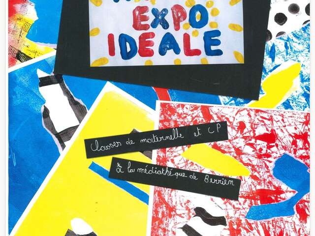 Notre Expo Idéale à la Médiathèque de Berrien.