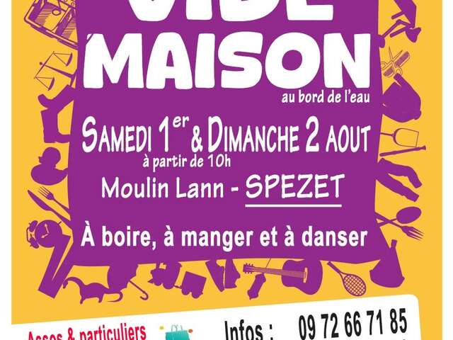 Vide maison à Spézet