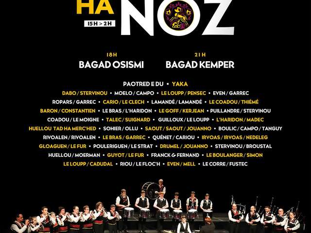 Fest-deiz ha noz anniversaire - 20 ans du Bagad Osismi
