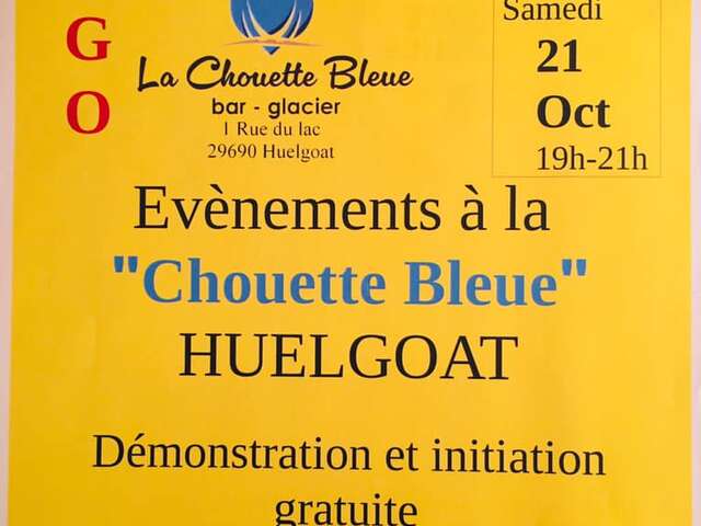Démonstration et initiation de Tango Argentin à la Chouette Bleue à Huelgoat.