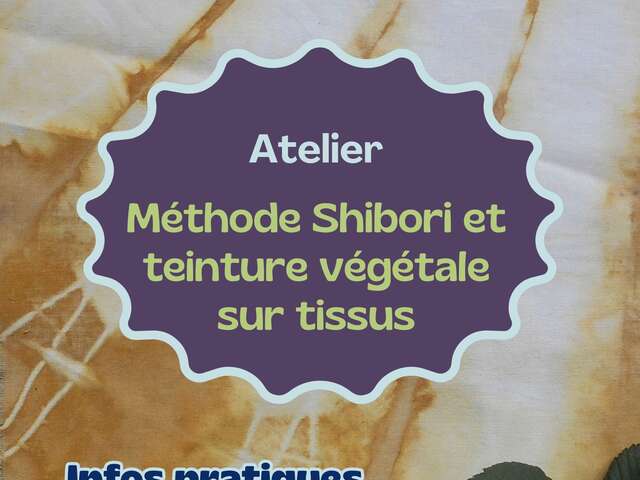 Atelier teinture végétal sur tissu à Ti Récup'