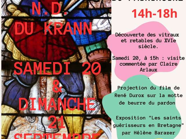 Journées européennes du patrimoine : Ouverture de la Chapelle Notre-Dame du Krann