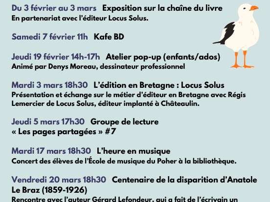 Bibliothèque : Animations de l'Hiver...