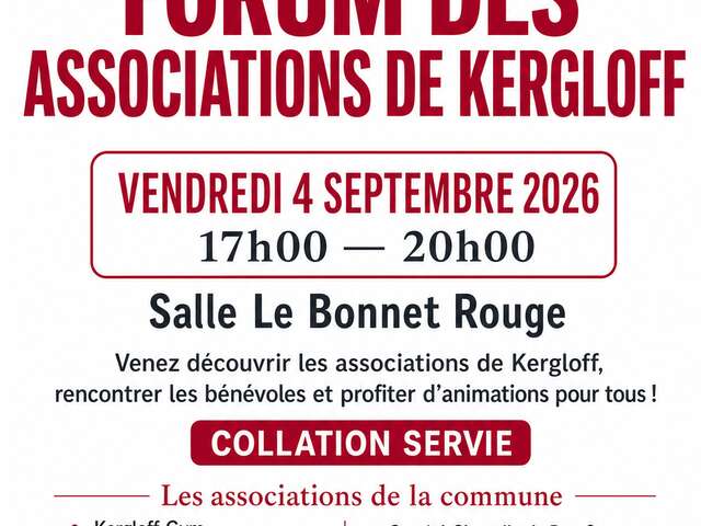 Forum des associations de Kergloff