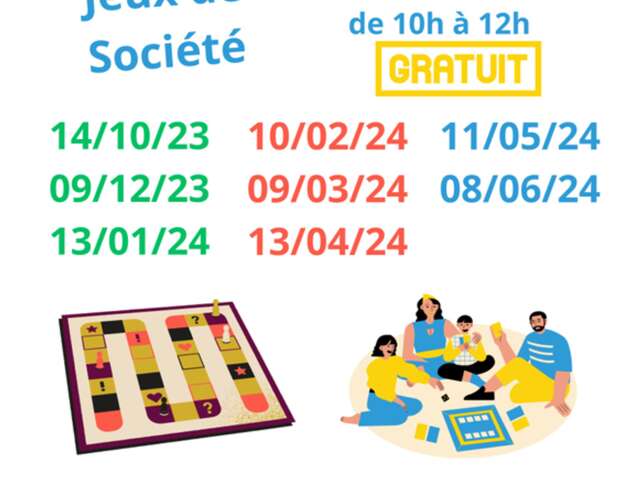 Soirée jeux de société