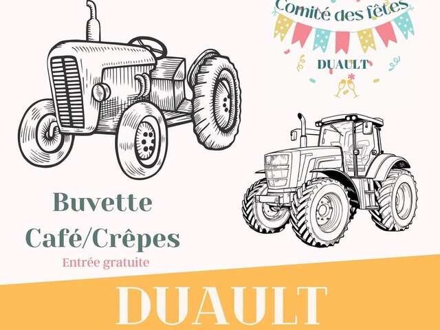 Exposition de tracteurs d'hier et d'aujourd'hui