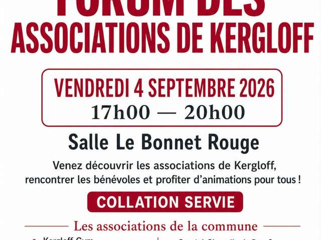 Forum des associations de Kergloff