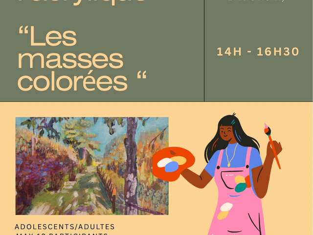 Atelier de peinture "Les masses colorées"