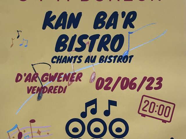 Kan Ba'r Bistro - Chants au bistrot
