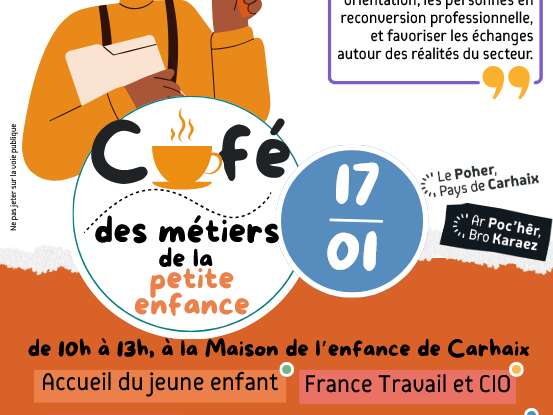 Maison de l'enfance : Café des métiers de la petite enfance