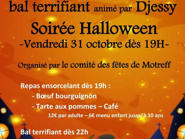 Soirée Halloween à Motreff !!!