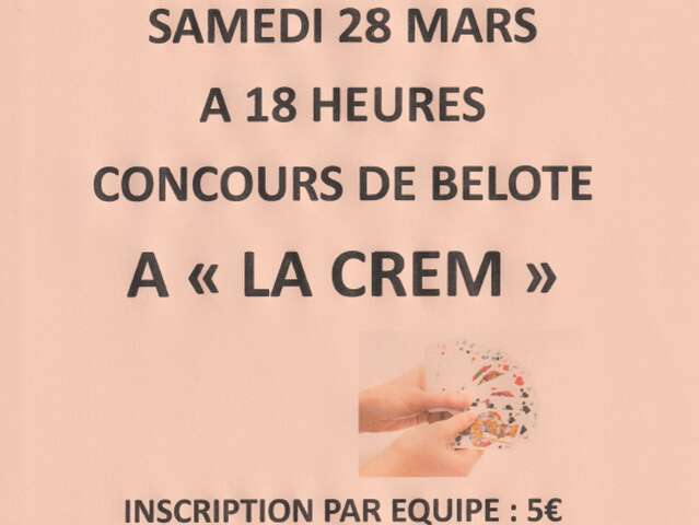 Concours de belote
