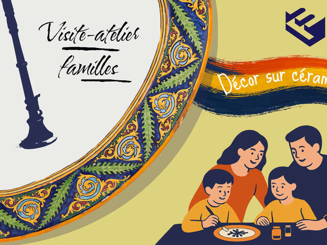 Visite/atelier famille : L'art du décor sur céramique