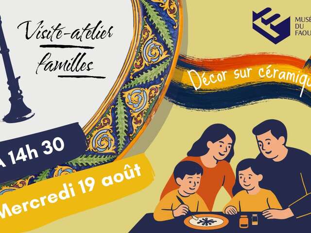 Visite/atelier famille : L'art du décor sur céramique