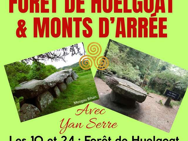 Visites ésotériques dans la Forêt de Huelgoat ou sur les Monts d'Arrée avec Yan Serre.