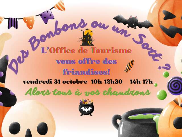 Halloween : Alerte aux bonbons à l'Office de Tourisme!!!