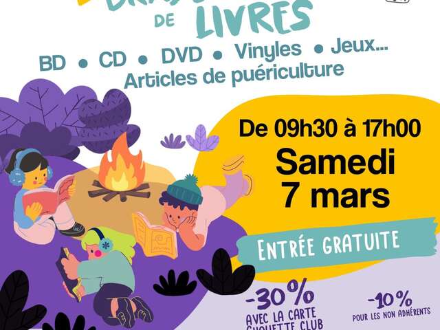 Braderie de livres à Chouette Coop !!