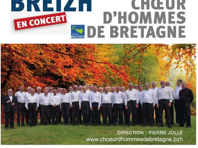 Choeur d'hommes de Bretagne : Concert à l'Eglise Saint-Trémeur !