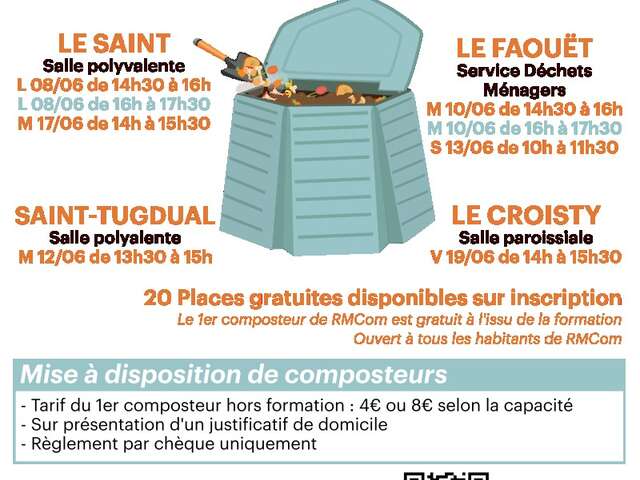 Formation d'initiation au compostage à Le Faouët