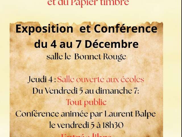 Exposition et conférence:  350 ans de la révolte des Bonnets Rouges
