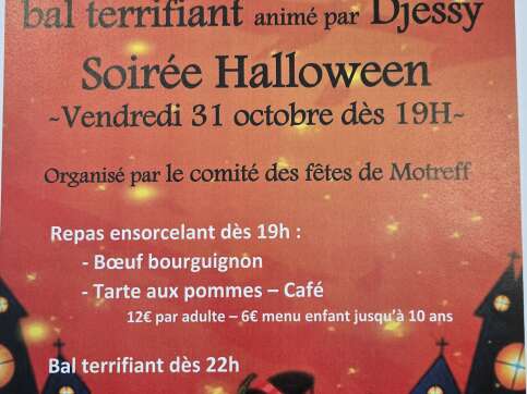 Soirée Halloween à Motreff !!!