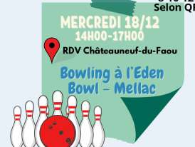 Accueil ados: Bowling à l'Eden Bowl à Mellac