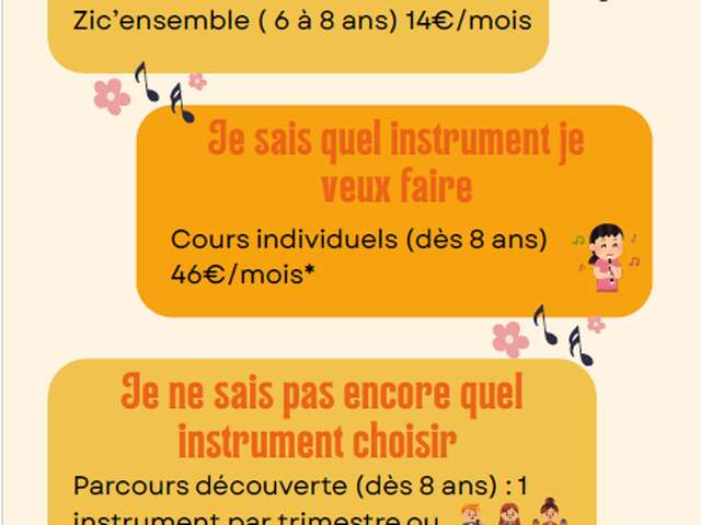 Portes ouvertes école de musique Kprn Boud