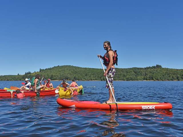 Animation aventure canoë, paddle