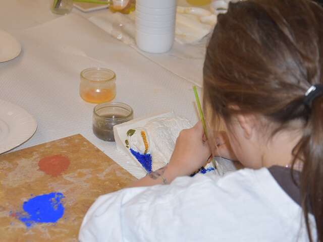Atelier en famille "Les couleurs au Moyen Âge"