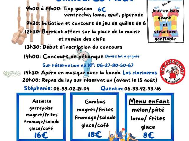 Fêtes patronales de Garrey