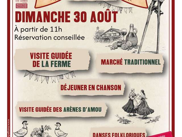 Journée Landaise à la Ferme Moulié