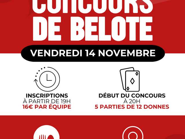 Concours de Belote du Chalosse FC Laurède
