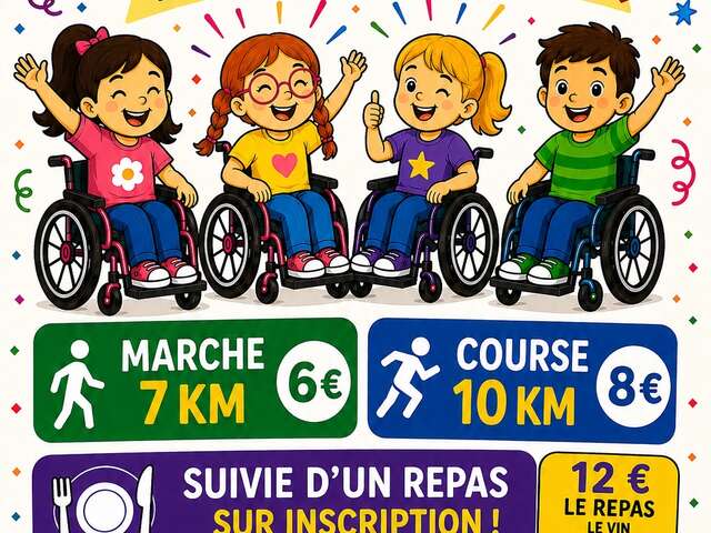 Marche et course pour Chloé, Ines, Enora et Nolan