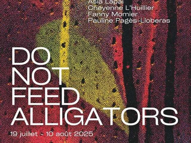EXPOSITION "DO NOT FEED ALLIGATORS" DU COLLECTIF LA PISCINE