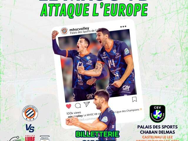 VOLLEY - MHSC VB VS VARSOVIE