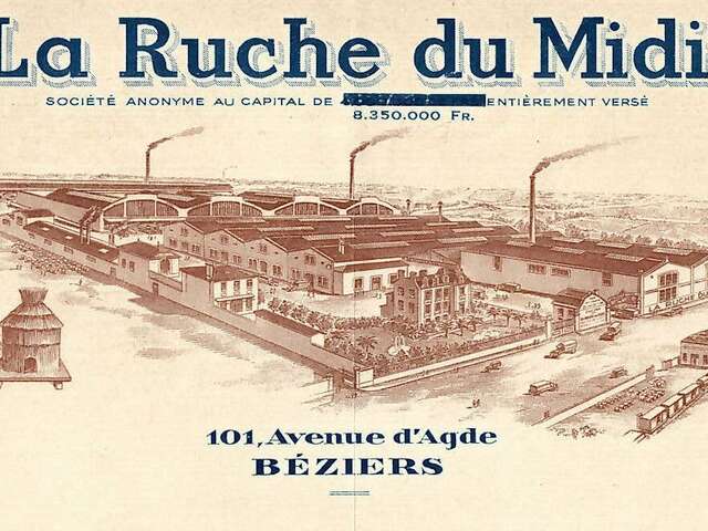 CONFÉRENCE - LA RUCHE DU MIDI, PARCOURS TOURMENTÉ D'UNE ENTREPRISE BITERROISE À TRAVERS LA SECONDE GUERRE MONDIALE