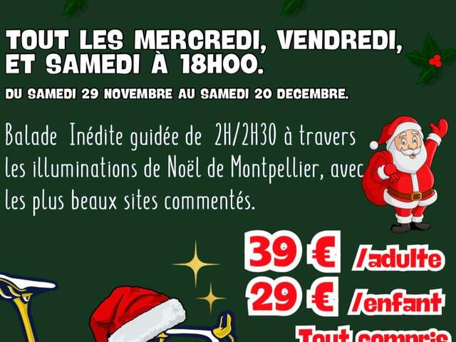 BALADE DE NOËL PAR MONTPEL' À VÉLO
