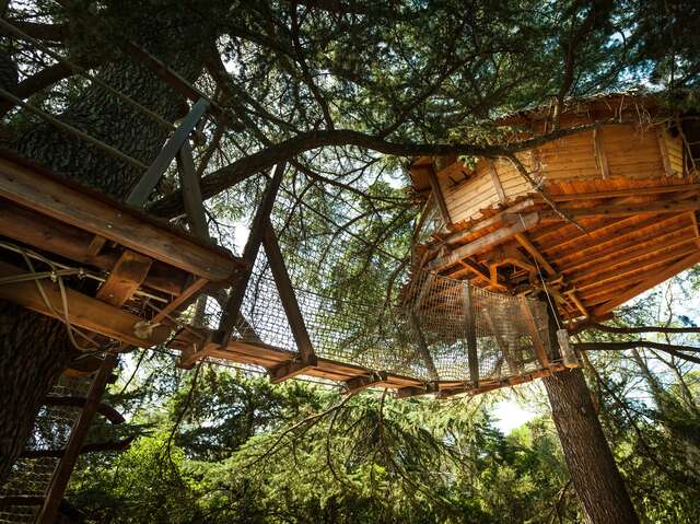 LES CABANES DE L'ARBOUSIER - CABANE GRAND DUC