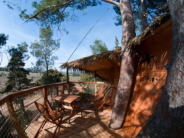 LES CABANES DE L'ARBOUSIER - CABANE TOURTERELLE