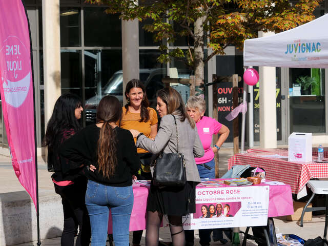 JOURNÉE OCTOBRE ROSE SUR LA PLACE DU SOLEIL