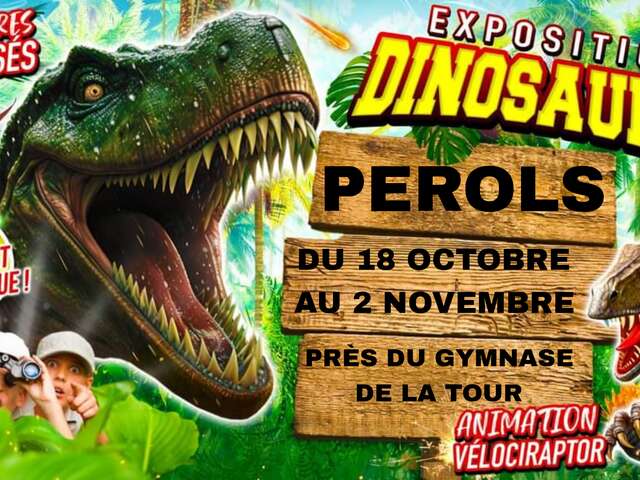 EXPOSITION DINOSAURES PÉROLS