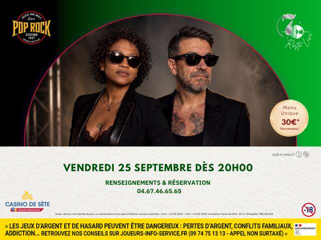 SOIREE RESTO LIVE AVEC LE DUO "POP ROCK STATION" AVEC WENDELINE & FRANCK